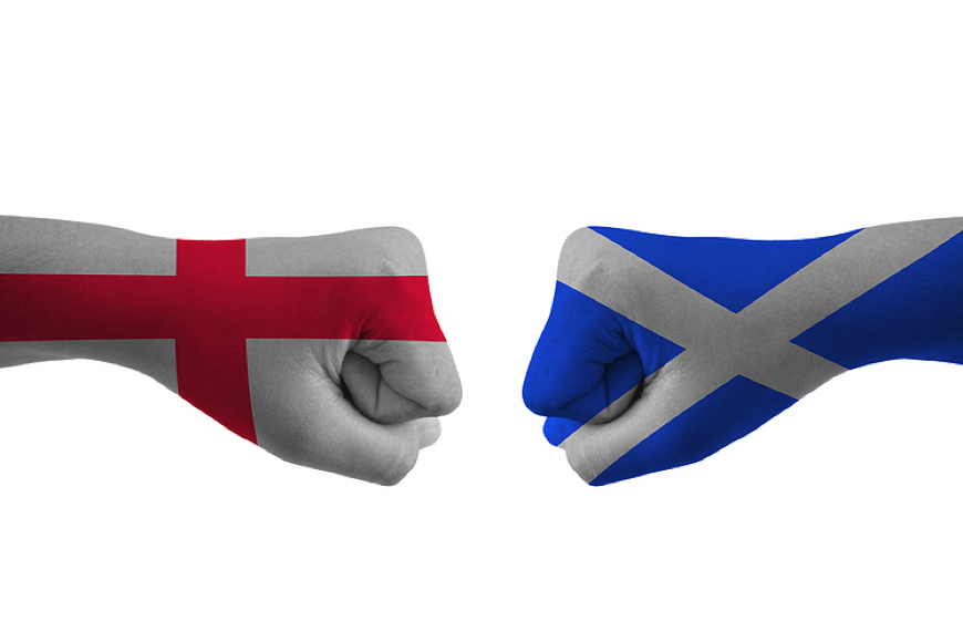 England Scotland fists