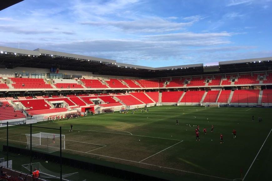 Anton Malatinský Stadium in Slovakia