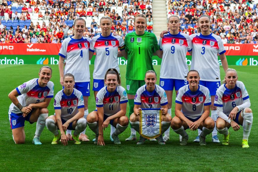 England Women's team 2025