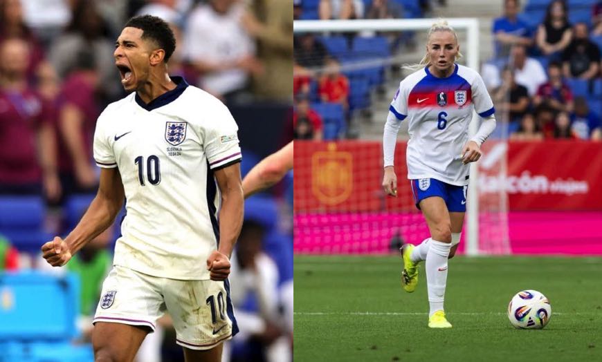 Men vs women football kit