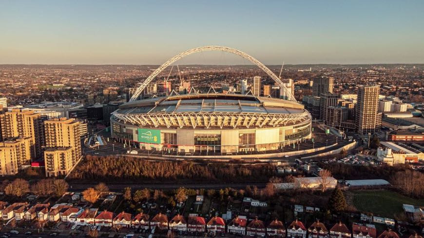 Wembley from above